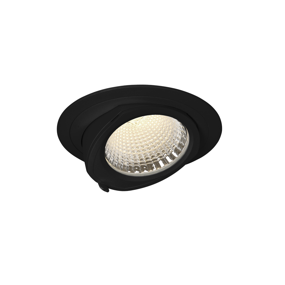 LED-Einbaustrahler-MULTI-LIGHT-MIDI-Einbauleuchte-Schwarz-LECAR LED-Deckeneinbauleuchte-MULTI-LIGHT-MIDI-umweltfreundlicher-Einbaustrahler-zur-Shopbeleuchtung-Schwarz-LECAR